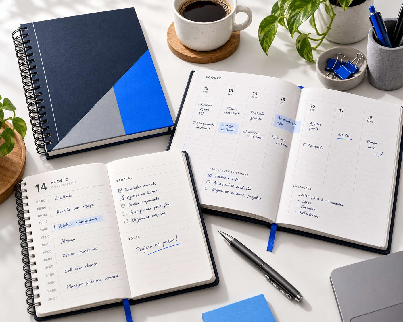Agendas, Cadernos e Planners